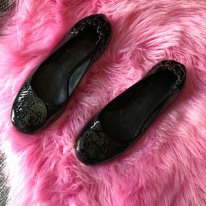 Tory Burch Black reva Flats